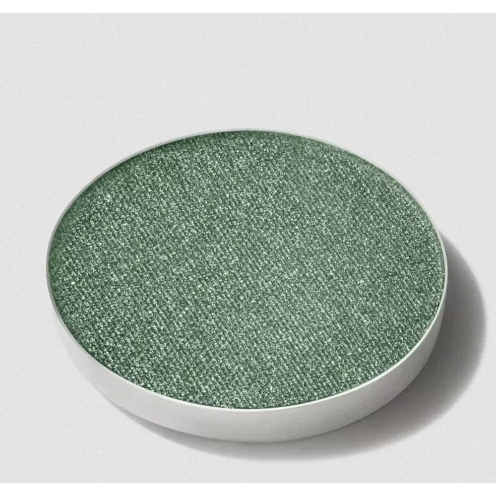 MAC THAT'S SHOWBIZ BABY Eye Shadow ~ Green Black Frost ~ Pro Palette Pan Refill